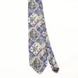 Front Front Detail of Vintage 1990's Geometric Patterned Tie