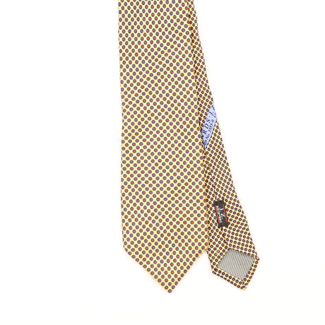 Front Detail of Vintage 1990's Jz Richards Geometric Patterned Tie