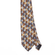 Front Front Detail of Vintage 1990's Circles Geometric Patterned Tie