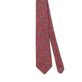 Front Front Detail of Vintage 1970's Tootal Paisley Patterned Tie