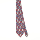Front of Vintage 1990's Stafford Geometric Patterned Tie