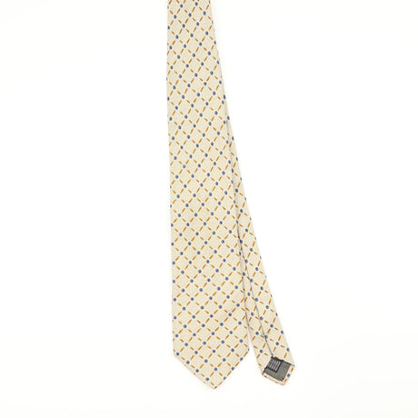 Front of Vintage 1990's Jaeger Geometric Patterned Tie