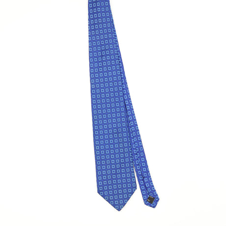 Front Front of Vintage 1990's T.M. Lewin Geometric Patterned Tie