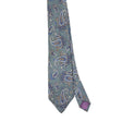 Front Front Detail of Vintage 1990's Liberty of London Paisley Patterned Tie