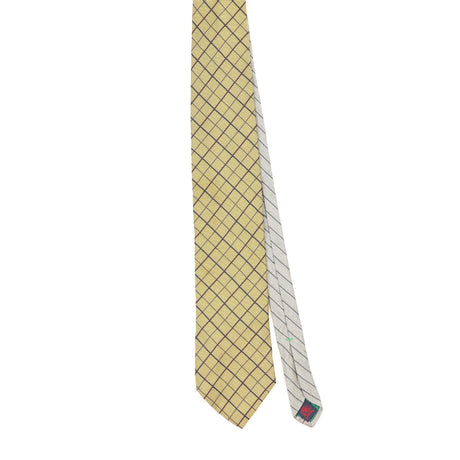 Front of Vintage 1990's Tommy Hilfiger Check Patterned Tie