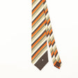 Front Detail of Vintage 1980's Pierre Cardin Striped Patterned Tie