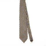 Front of Vintage 1990's Claybrooke Geometric Patterned Tie