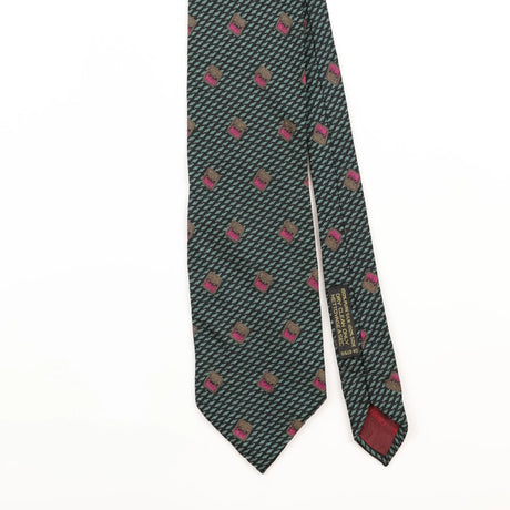 Front Detail of Vintage Giorgio Armani Geometric Patterned Tie