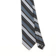Front Front Detail of Vintage 1990's Valentino Striped Patterned Tie