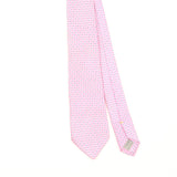 Front Front Detail of Vintage Canali Geometric Patterned Tie
