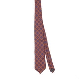 Front Front of Vintage 1990's Oscar De La Renta Geometric Patterned Tie