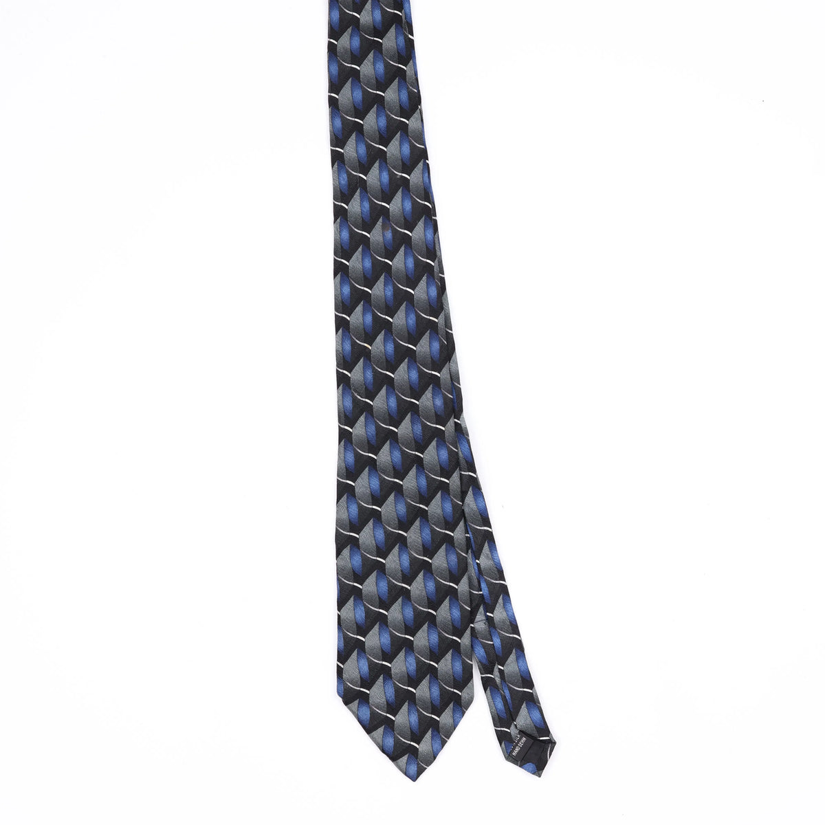 Front Front of Vintage 1990's Geometric Patterned Tie