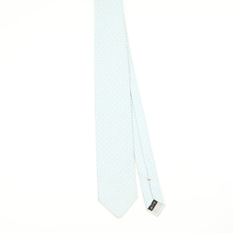 Front Front of Vintage 1990's Ermenegildo Zegna Geometric Patterned Tie