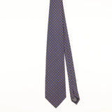Front of Vintage 1990's Tie Rack Angelo Bosani Geometric Patterned Tie