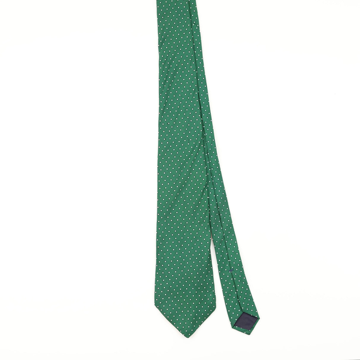 Front of Vintage 1990's Guy Laroche Polka Dot Patterned Tie