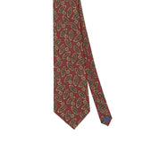 Front Front Detail of Vintage 1990's Geometric Patterned Tie