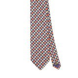 Front Detail of Vintage Geometric Patterned Tie