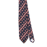 Front Front Detail of Vintage 1990's Paisley Patterned Tie