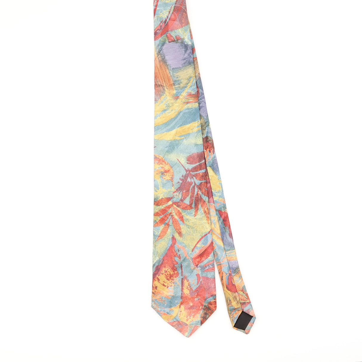 Front of Vintage 1910's Paco Rabanne Abstract Patterned Tie