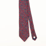 Front Detail of Vintage 1990's Paisley Patterned Tie