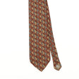 Front Detail of Vintage 1990's Calvin Klein Geometric Patterned Tie
