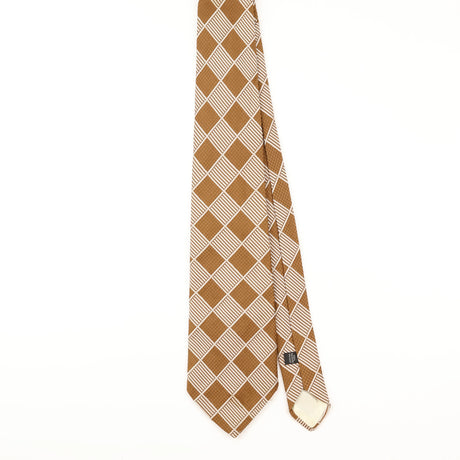 Front of Vintage Sears Plaids & Checks Patterned Tie