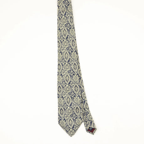 Front Front of Vintage 1990's Ralph Lauren Geometric Patterned Tie