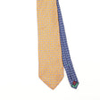 Front Front Detail of Vintage 1990's Tommy Hilfiger Hoops Geometric Patterned Tie