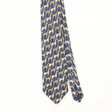 Front Front Detail of Vintage 1990's Jonelle Horses Animal Print Patterned Tie