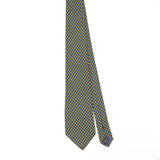 Front of Vintage 1990's Gieves & Hawkes Geometric Patterned Tie