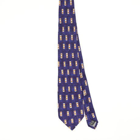 Front Front of Vintage 1990's Geometric Patterned Tie