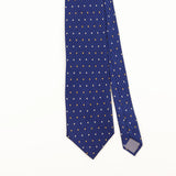 Front Detail of Vintage 1990's Zilli Geometric Patterned Tie