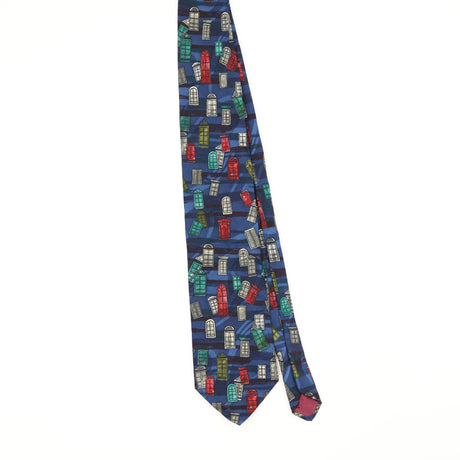 Front Front of Vintage 1990's Windows Geometric Patterned Tie