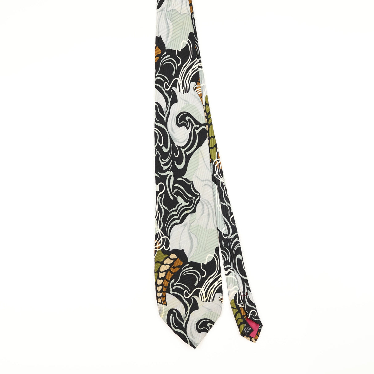 Front of Vintage 1990's Abstract Patterned Tie