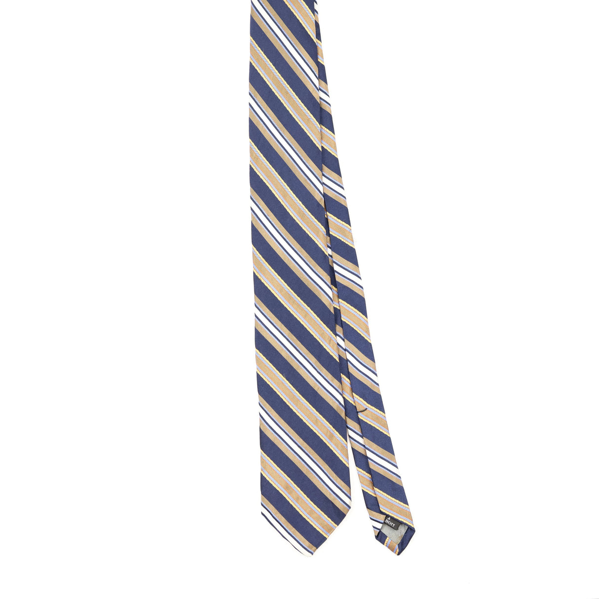 Front Front of Vintage 1990's Robert Talbott Striped Patterned Tie