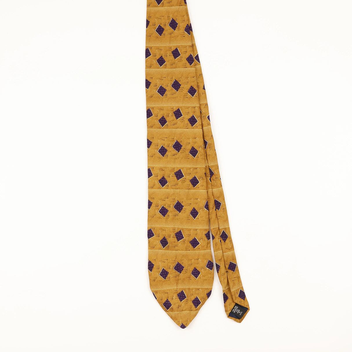 Front of Vintage 1990's Geometric Patterned Tie