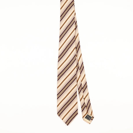 Front of Vintage Gucci Striped Patterned Tie