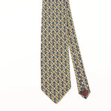 Front Detail of Vintage 1990's Geometric Patterned Tie