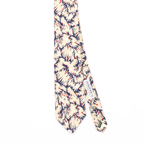 Front Front Detail of Vintage 1990's Abstract Patterned Tie