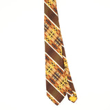 Front Front of Vintage 1970's Damon Plaids & Checks Patterned Tie