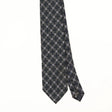 Front Front Detail of Vintage 1990's Ermenegildo Zegna Geometric Patterned Tie