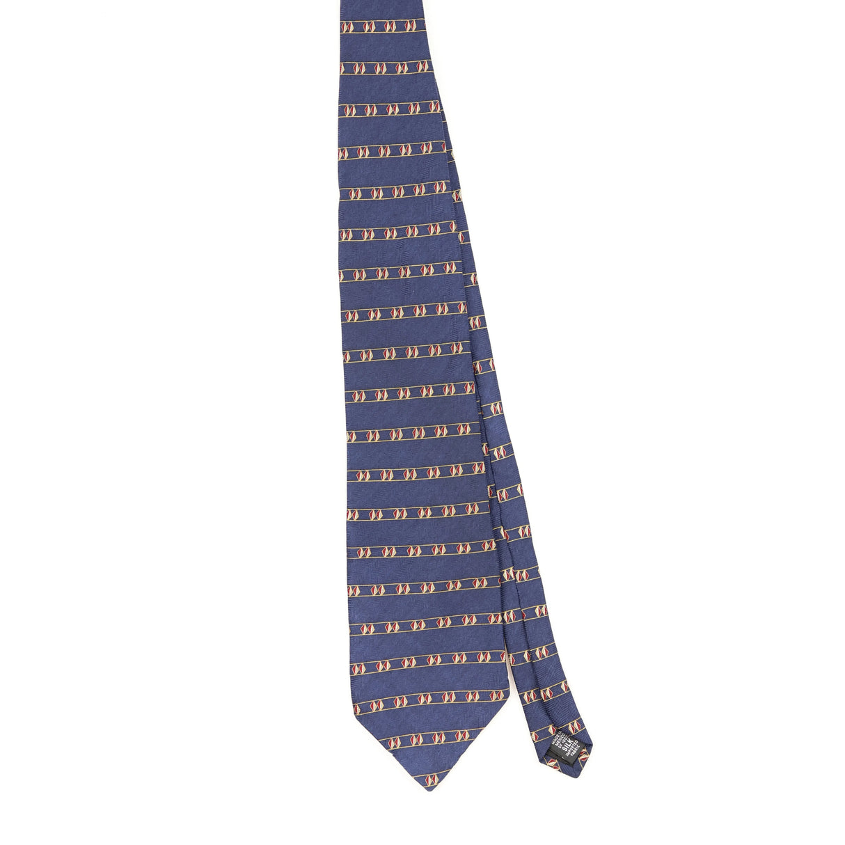 Front Front of Vintage Etienne Aigner Striped Patterned Tie