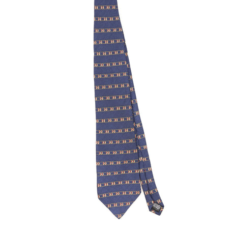 Front Front of Vintage Etienne Aigner Striped Patterned Tie