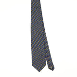 Front Front of Vintage 1990's Ermenegildo Zegna Geometric Patterned Tie