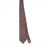 Front Front of Vintage 1990's Gant Paisley Patterned Tie