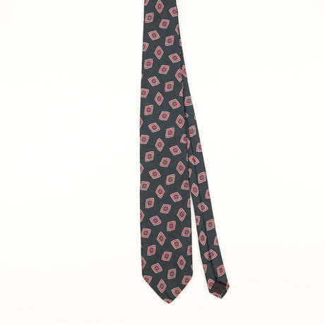 Front of Vintage 1990's Geometric Patterned Tie