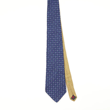 Front of Vintage 1990's Tommy Hilfiger Geometric Patterned Tie