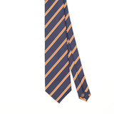 Front Detail of Vintage Hawes & Curtis Striped Patterned Tie