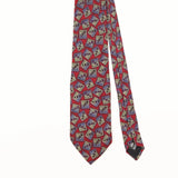 Front Detail of Vintage 1990's Domino Geometric Patterned Tie