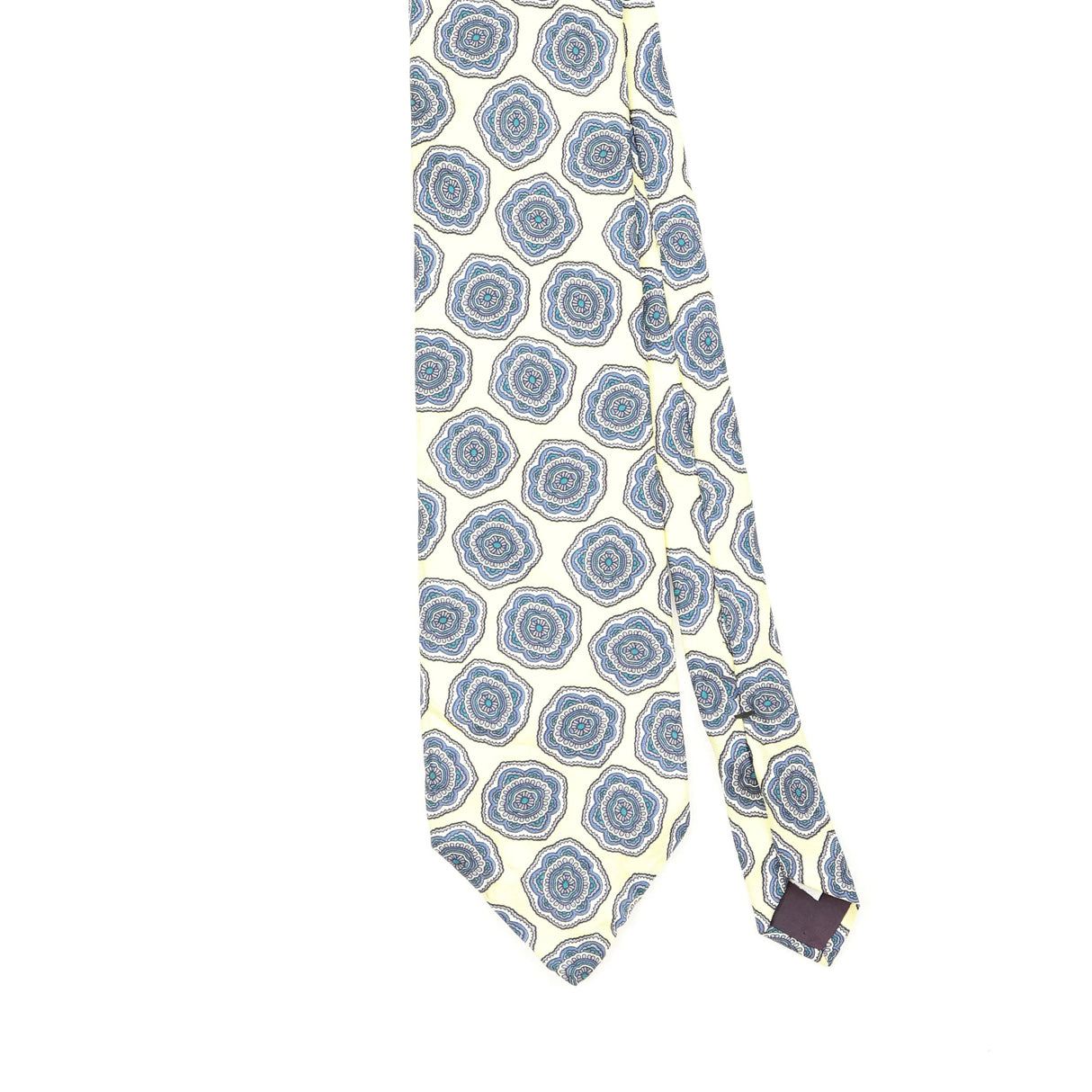 Front Front Detail of Vintage 1990's Gant Geometric Patterned Tie